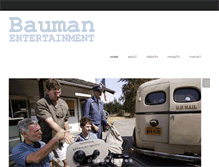 Tablet Screenshot of baumanentertainment.com